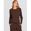 image:imageANRABESS 2 Piece Lounge Sets for Women Fall Travel OutfitRed Brown