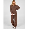 image:imageANRABESS 2 Piece Set for Women Fall Outfits SweatsuitsBrown