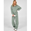 image:imageANRABESS 2 Piece Set for Women Fall Outfits SweatsuitsSage Green