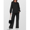 image:imageANRABESS 2 Piece Set for Women Lounge Airport Fall OutfitsBlack