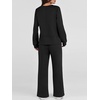 image:imageANRABESS 2 Piece Set for Women Lounge Airport Fall OutfitsBlack