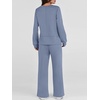image:imageANRABESS 2 Piece Set for Women Lounge Airport Fall OutfitsBlue