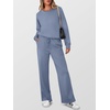 image:imageANRABESS 2 Piece Set for Women Lounge Airport Fall OutfitsBlue