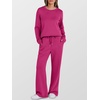 image:imageANRABESS 2 Piece Set for Women Lounge Airport Fall OutfitsRose Red