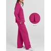 image:imageANRABESS 2 Piece Set for Women Lounge Airport Fall OutfitsRose Red