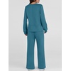 image:imageANRABESS 2 Piece Set for Women Lounge Airport Fall OutfitsTeal