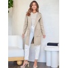 image:imageANRABESS Cardigan Sweater for Women 2026 Fall OutfitsLight Khaki