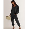 image:imageANRABESS Jumpsuits for Women 2026 Fall Pajamas OutfitsBlack