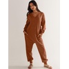 image:imageANRABESS Jumpsuits for Women 2026 Fall Pajamas OutfitsBurnt Orange