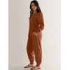 image:imageANRABESS Jumpsuits for Women 2026 Fall Pajamas OutfitsBurnt Orange