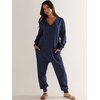 image:imageANRABESS Jumpsuits for Women 2026 Fall Pajamas OutfitsDeep Blue