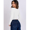 image:imageANRABESS Long Sleeve Shirts for Women Double Lined Crop TopsWhite