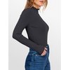 image:imageANRABESS Long Sleeve Shirts for Women Mock Neck TopsDeep Grey