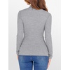image:imageANRABESS Long Sleeve Shirts for Women Mock Neck TopsGrey