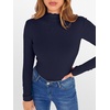 image:imageANRABESS Long Sleeve Shirts for Women Mock Neck TopsNavy Blue