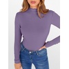image:imageANRABESS Long Sleeve Shirts for Women Mock Neck TopsPurple