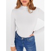 image:imageANRABESS Long Sleeve Shirts for Women Mock Neck TopsWhite