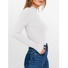 image:imageANRABESS Long Sleeve Shirts for Women Mock Neck TopsWhite