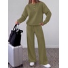 image:imageANRABESS Lounge Matching Set for Women 2 Piece Sets Sweatsuits Fall OutfitsArmy Green