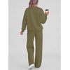 image:imageANRABESS Lounge Matching Set for Women 2 Piece Sets Sweatsuits Fall OutfitsArmy Green