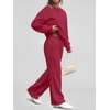 image:imageANRABESS Lounge Matching Set for Women 2 Piece Sets Sweatsuits Fall OutfitsBurgundy