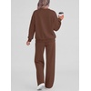 image:imageANRABESS Lounge Matching Set for Women 2 Piece Sets Sweatsuits Fall OutfitsCoffee