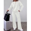 image:imageANRABESS Lounge Matching Set for Women 2 Piece Sets Sweatsuits Fall OutfitsLight Grey