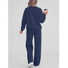image:imageANRABESS Lounge Matching Set for Women 2 Piece Sets Sweatsuits Fall OutfitsNvay Blue