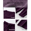 image:imageANRABESS Lounge Sets for Women 2 Piece Fuzzy Pajama SetDeep Viole
