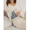 image:imageANRABESS Pajamas for Women Set Comfy 2 Piece Lounge OutfitsBeige