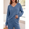 image:imageANRABESS Pajamas for Women Set Comfy 2 Piece Lounge OutfitsBlue