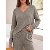 image:imageANRABESS Pajamas for Women Set Comfy 2 Piece Lounge OutfitsBrown