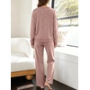 image:imageANRABESS Pajamas for Women Set Comfy 2 Piece Lounge OutfitsCoral