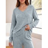image:imageANRABESS Pajamas for Women Set Comfy 2 Piece Lounge OutfitsSky Blue