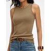 image:imageANRABESS Tank Tops for Women 2026 Summer Sleeveless SweaterCamel