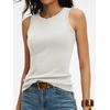 image:imageANRABESS Tank Tops for Women 2026 Summer Sleeveless SweaterCream White