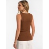 image:imageANRABESS Tank Tops for Women 2026 Summer Sleeveless SweaterDark Caramel