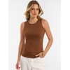 image:imageANRABESS Tank Tops for Women 2026 Summer Sleeveless SweaterDark Caramel