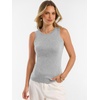image:imageANRABESS Tank Tops for Women 2026 Summer Sleeveless SweaterGrey