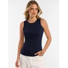 image:imageANRABESS Tank Tops for Women 2026 Summer Sleeveless SweaterNavy Blue