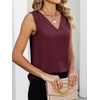 image:imageANRABESS Tank Tops for Women Sleeveless Business Casual Dressy BlouseWine Red