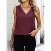 image:imageANRABESS Tank Tops for Women Sleeveless Business Casual Dressy BlouseWine Red