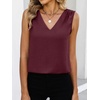 image:imageANRABESS Tank Tops for Women Sleeveless Business Casual Dressy BlouseWine Red