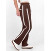 image:imageANRABESS Track Pant for Women Straight Leg Sweatpants Joggers Striped PantsCoffee
