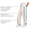 image:imageANRABESS Track Pants for Women Wide Leg Striped PantsBeige