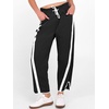 image:imageANRABESS Track Pants for Women Wide Leg Striped PantsBlack
