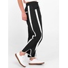 image:imageANRABESS Track Pants for Women Wide Leg Striped PantsBlack