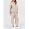 image:imageANRABESS Two Piece Set for Women Fall Outfits SweatsuitsAlmond