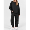 image:imageANRABESS Two Piece Set for Women Fall Outfits SweatsuitsBlack