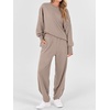 image:imageANRABESS Two Piece Set for Women Fall Outfits SweatsuitsKhaki
